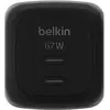 Image de Belkin BoostCharge Pro (67 W, 2 ports), Chargeur USB, Noir