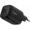 Image de Belkin Chargeur USB-C de jeu (65 W, 2 ports), Chargeur USB, Noir