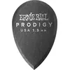Image de Ernie Ball Médiators Prodigy Sachet de 6 Noir Larme 1,5Mm Médiators