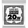 Image de Ernie Ball 1320 - Corde folk à boucle au détail Stainless Steel - tirant 020