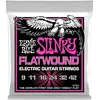 Image de Ernie Ball 2593 Filet Plat Super Slinky Flatwound 09 - 42 Jeux de cordes électriques 009