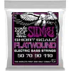 Image de Ernie Ball 2817 Filet Plat Power Slinky Flatwound Short Scale 55-110 Cordes guitares basses 4