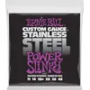Image de Ernie Ball 2245 Stainless Steel Power Slinky 11-48 Jeux de cordes électriques 011