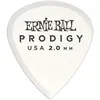 Image de Ernie Ball Médiators Prodigy Sachet de 6 Blanc Mini 2mm Médiators