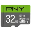 Image de PNY Elite (32 Go, microSDHC, U1, UHS-I), Carte mémoire, Gris, Vert