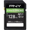 Image de PNY EliteX-PRO60 (128 Go, SDXC, U3, UHS-II), Carte mémoire, Noir