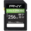 Image de Carte mémoire SDXC Pny P-SD256V60280EXP6-GE EliteX-PRO 60 UHS-II 256 Go Noir