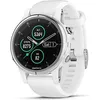Image de Garmin Fenix 5S Plus 42 mm blanc au bracelet en silicone blanc [Wifi, Saphir Edition] en occasion ou reconditionné