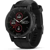 Image de Garmin Fenix 5S Plus 42 mm noir au bracelet en silicone noir [Wifi, Saphir Edition] en occasion ou reconditionné
