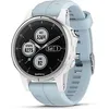 Image de Garmin Fenix 5S Plus 42 mm blanc Seafoam au bracelet bleu ciel[Wifi, Saphir Edition] en occasion ou reconditionné