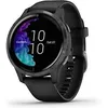 Image de Garmin Venu 43 mm noir bracelet silicone noir [Wifi] en occasion ou reconditionné