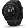 Image de Garmin Fenix 6X Pro 51 mm noir et bracelet en silicone noir en occasion ou reconditionné