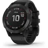 Image de Garmin Fenix 6 Pro 47 mm noir et bracelet en silicone noir en occasion ou reconditionné