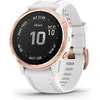 Image de Garmin Fenix 6S Pro 42 mm blanc et bracelet en silicone blanc en occasion ou reconditionné