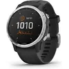 Image de Garmin Fenix 6S Solar 42 mm argent et bracelet en silicone noir en occasion ou reconditionné