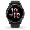 Image de Montre connectée Garmin Venu 2 Gris avec bracelet Noir