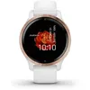 Image de Montre connectée Garmin Venu 2S Or rose avec bracelet Blanc