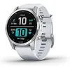 Image de Garmin Fenix 7S 42 mm argent avec bracelet en silicone blanc [Wi-Fi] en occasion ou reconditionné