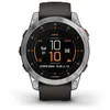 Image de Montre connectée Garmin Epix 2 Acier Silver avec bracelet silicone Gris