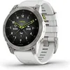 Image de Garmin Epix (Gen 2) 47 mm blanc pierre/titane avec bracelet en silicone blanc [Wi-Fi, Sapphire Edition] en occasion ou reconditionné