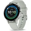 Image de Garmin Venu 3S 41 mm plata avec bracelet en silicone vert [Wi-Fi] en occasion ou reconditionné