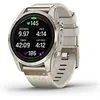 Image de Garmin Epix Pro (Gen 2) 42 mm beige/or doux avec bracelet en nylon QuickFit crème [Wi-Fi, Sapphire Edition] en occasion ou reconditionné