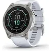 Image de Garmin Epix Pro (Gen 2) 51 mm blanc pierre/titane avec bracelet en silicone blanc [Wi-Fi, Sapphire Edition] en occasion ou reconditionné
