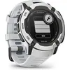 Image de Garmin Instinct 2X Solar 50 mm blanc et bracelet en silicone blanc en occasion ou reconditionné