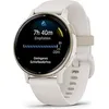 Image de Garmin Vivoactive 5 42 mm or et bracelet en silicone blanc en occasion ou reconditionné