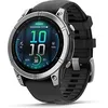 Image de Garmin Fenix E 47 mm argent et bracelet en silicone noir en occasion ou reconditionné