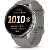 Image de Garmin Venu 4 45 mm argent avec bracelet en silicone gris [Wi-Fi] en occasion ou reconditionné
