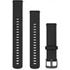 Image de Garmin PASEK SILIKONOWY BLACK, 18 mm010-13406-02, Sangles de montre, Noir