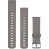 Image de Garmin PASEK SILIKONOWY SILVER GRAY, 22 mm010-13406-10 (22 mm, Silicone), Sangles de montre, Gris, Argent