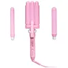 Image de Fer à Boucler en Céramique à Tête Triple Mermade Rose