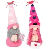 Image de Lot de 2 nains de Noël en peluche FONGWAN cadeaux de Saint-Valentin pour femme - amour
