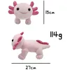 Image de Peluche Axolotl Jouet FONGWAN Animal Aquatique Rose - 24*15cm