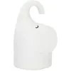 Image de Veilleuse Enfant Silicone Éléphant FONGWAN avec Fonction Minuterie, Commande Tactile - Blanc