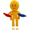 Image de Peluche Poppy Playtime Petit Homme Jaune FONGWAN Jouet Jeu Dessin Animé pour Fans Collect - Jaune