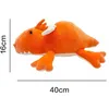 Image de Dinosaure en Peluche Mignon FONGWAN Dessin Animé Animal en Peluche Dinosaure Weighted, 40cm - Orange