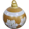 Image de Boule de Noël Gonflable avec Lumières LED et Télécommande FONGWAN 24 pouces pour Décoration D'ambiance Extérieure Jouets - E