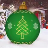 Image de Boule de Noël Gonflable avec Lumières LED et Télécommande FONGWAN 24 pouces pour Décoration D'ambiance Extérieure Jouets - B