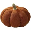 Image de Coussin Citrouille Peluche Halloween FONGWAN Décoration pour Canapé Maison Jardin Photographie, 20cm - Brun