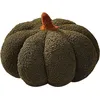 Image de Coussin Citrouille Peluche Halloween FONGWAN Décoration pour Canapé Maison Jardin Photographie, 28cm - Vert foncé