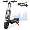 Image de Trottinette électrique Tifgalop K8 6000W 12 pouces 60V 38AH Batterie avec siège amovible noir