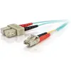 Image de C2G Câble fibre optique LC-SC 10Gb 50/125 OM3 Duplex Multimode PVC (LSZH) (2 m), Câble réseau