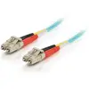 Image de C2G Câble fibre optique LC-LC 10Gb 50/125 OM3 Duplex Multimode PVC (LSZH) (1 m), Câble réseau