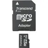 Image de Transcend Carte avec adaptateur SD (2 Go, microSD), Carte mémoire, Noir