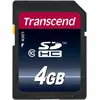 Image de Transcend SDHC 200x (4 Go, SDHC, U1, UHS-I), Carte mémoire, Bleu