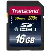 Image de Transcend SDHC 200x (16 Go, SDHC, U1, UHS-I), Carte mémoire, Bleu