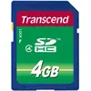 Image de Transcend Carte standard SDHC (4 Go, SDHC), Carte mémoire, Noir
